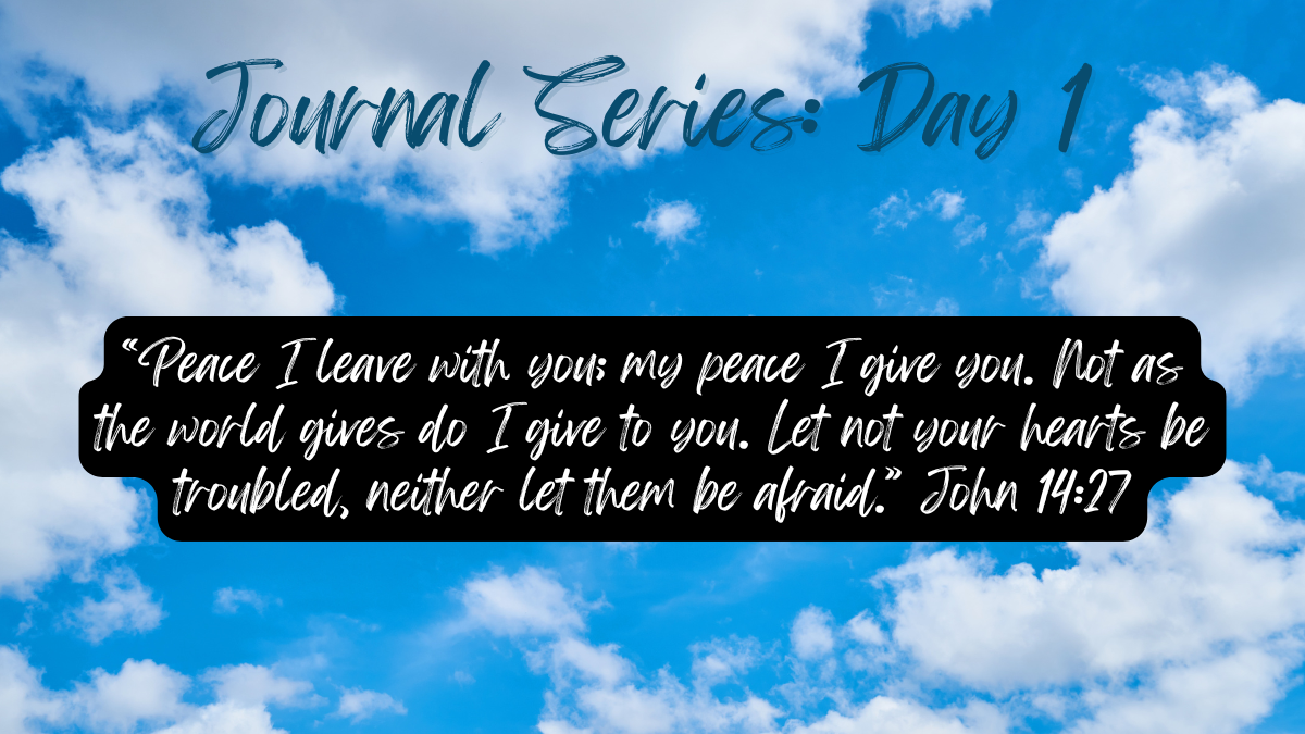 Journal Series - Day 1
